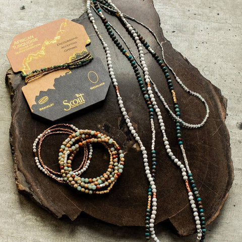 Stone Wrap: Blue Sky Jasper - Stone of Empowerment