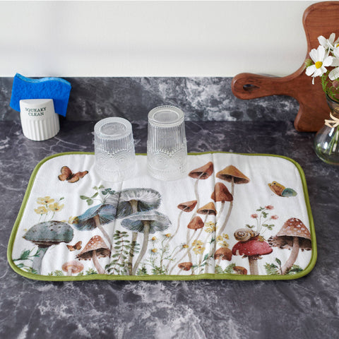 Mushroom Study Drying Mat