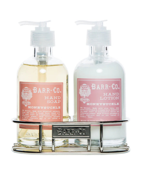 Honeysuckle Lotion/Soap Caddy Duo