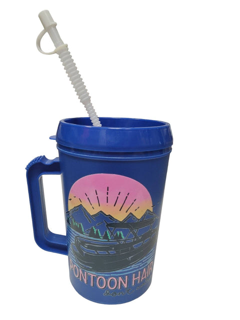 "Pontoon Hair Don't Care" HIP SIPS Mega Mug 34oz