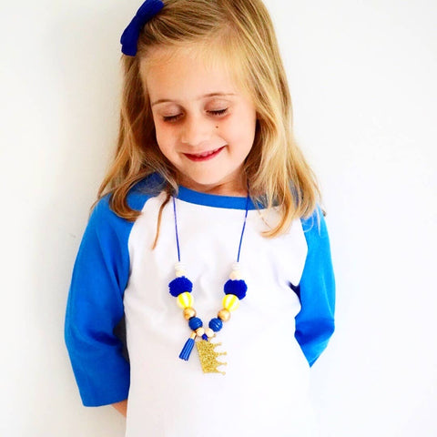 Kansas City KC Kids/Youth Crown Necklace