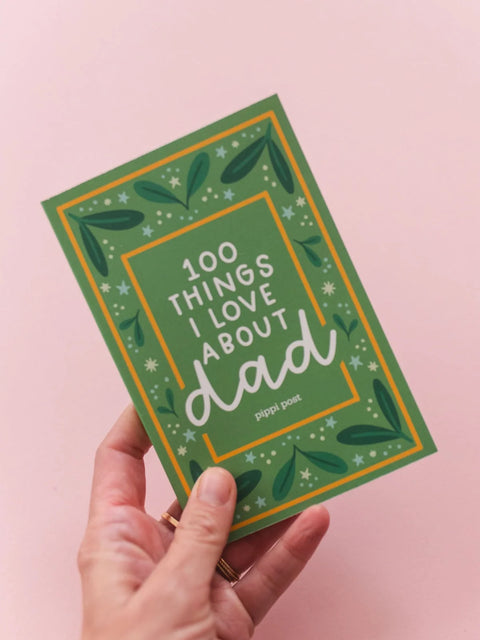 100 Things I Love About Dad Prompted Journal