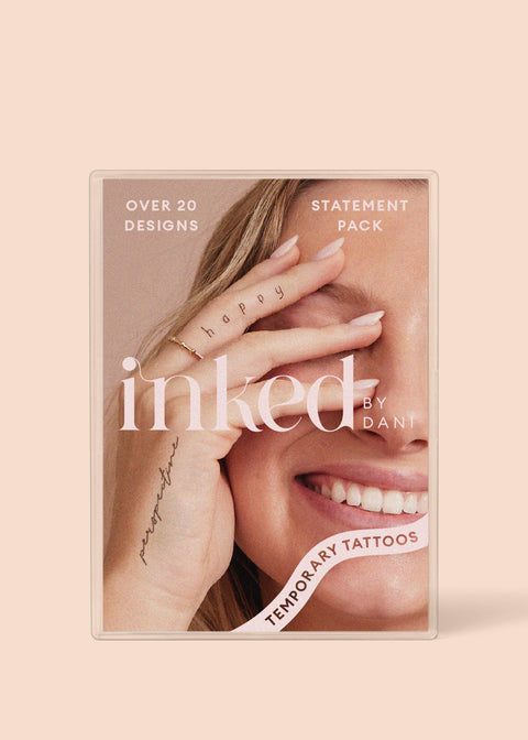 Statement Temporary Tattoo Pack