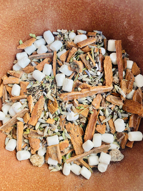 Lavender Fog Latte - Black Tea Cinnamon Loose Leaf Tea Blend