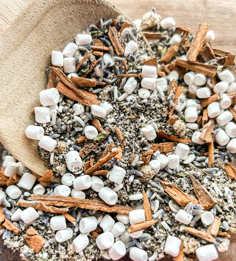 Lavender Fog Latte - Black Tea Cinnamon Loose Leaf Tea Blend