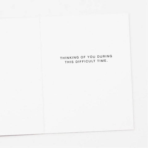 Lily & Tulip Sympathy Card