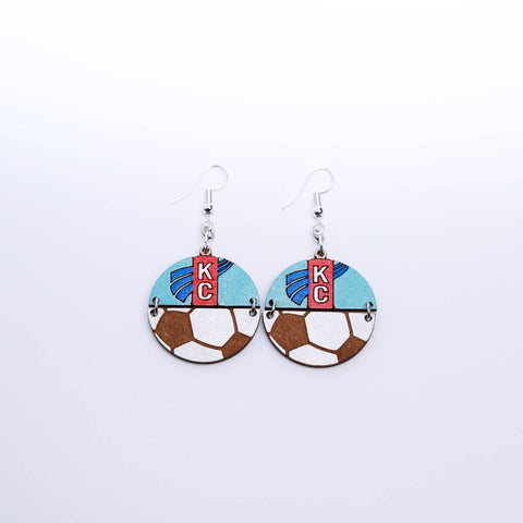 Kansas City Soccer Earrings
