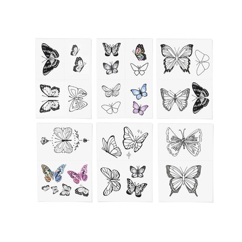 Butterfly Dreams Temporary Tattoo Pack