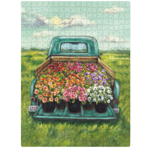 Truck Bed Flowers Puzzle