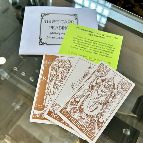 Three Card Tarot Reading- General Life Readings