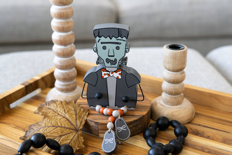 5x6 chunky wood shape (FRANKIE) Halloween decor