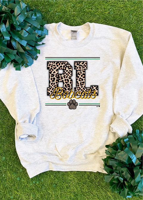 Leo Block Basehor-Linwood Bobcat Sweatshirt
