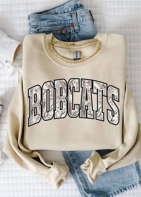 Camo Bobcats Sweatshirt