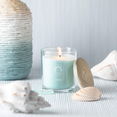 Capiz Clear Jar Candle