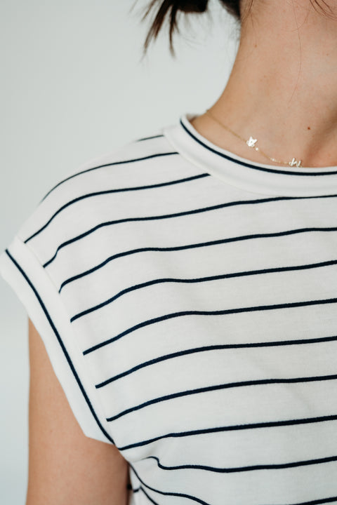 Short Sleeve Drop Shoulder Terry Knit