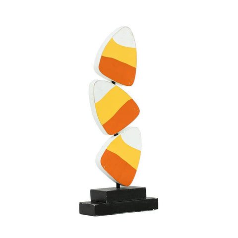 4x10 wood candy corn on stand,  Halloween Fall Decor