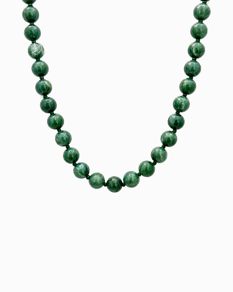 Autumn Marbled Bead Necklace