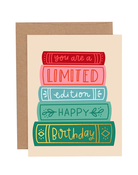 Limited Edition Birthday Greeting Card