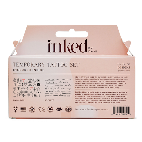 Deluxe Temporary Tattoo Gift Set: 2 Pack