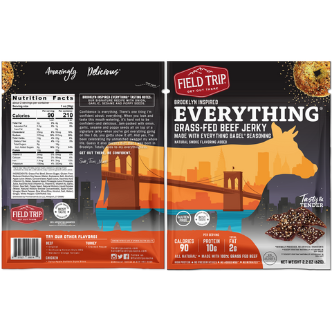 Everything Bagel Seasoned Beef Jerky (2.2oz)