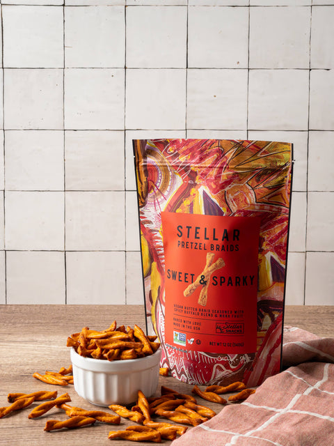 Stellar Pretzel Braids - Sweet & Sparky -12oz