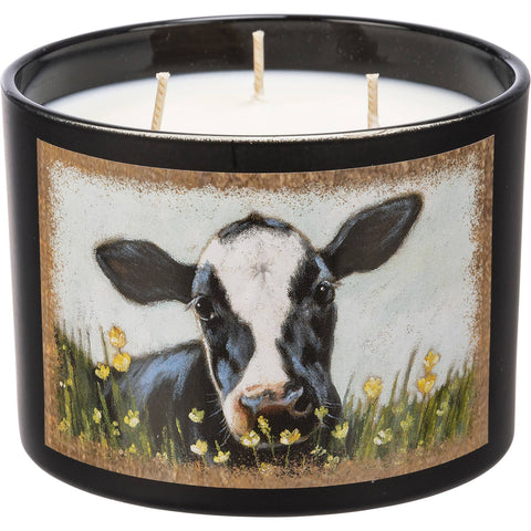 Cow In Buttercups Candle