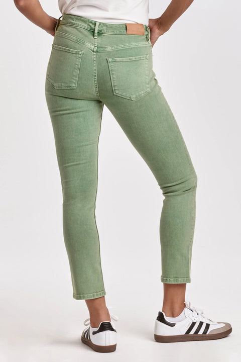 Dear John Denim Women's Blaire Straight Leg Jeans In Nephrite