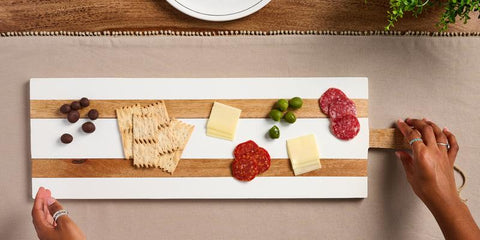 White Long Serving Board - Charcuterie Board
