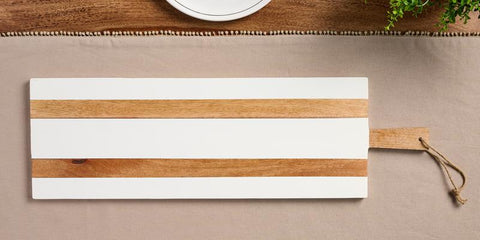 White Long Serving Board - Charcuterie Board